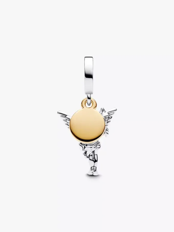 Cupid Dangle Charm aus Sterlingsilber, 14-karätig vergoldet Cupid Dangle Charm aus Sterlingsilber, 14-karätig vergoldet