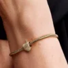 Cupid-Herz-Charm, 14-karätige Vergoldung Cupid-Herz-Charm, 14-karätige Vergoldung