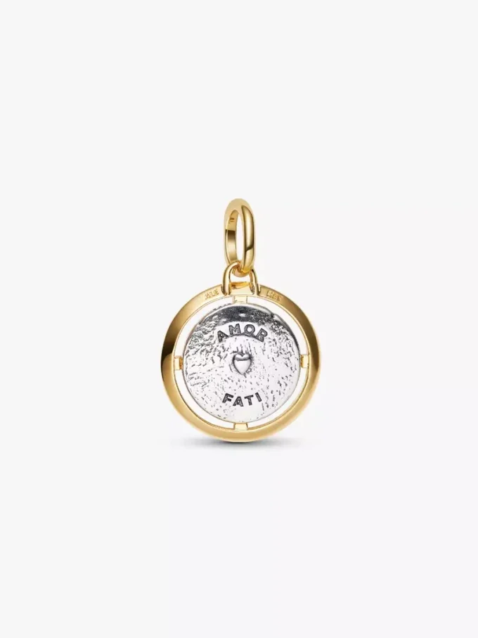 Cupido-Medaillon-Charm aus Sterlingsilber, 14-karätig vergoldet Cupido-Medaillon-Charm aus Sterlingsilber, 14-karätig vergoldet