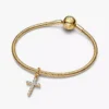Dangle Charm, 14-karätig vergoldet