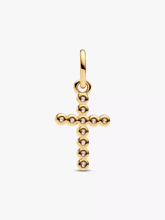 Dangle Charm, 14-karätig vergoldet