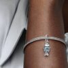 Dangle Charm „Blauer Fisch mit Schuppen“ – Sterlingsilber Dangle Charm „Blauer Fisch mit Schuppen“ – Sterlingsilber