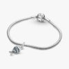 Dangle Charm „Blauer Fisch mit Schuppen“ – Sterlingsilber Dangle Charm „Blauer Fisch mit Schuppen“ – Sterlingsilber