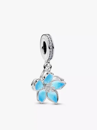 Halskette mit Kirschblüten-Charm, 2er-Set