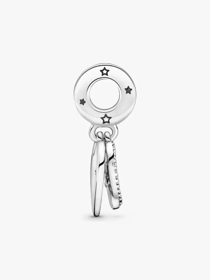Dangle Charm „Cats & Hearts“ aus Sterlingsilber Dangle Charm „Cats & Hearts“ aus Sterlingsilber