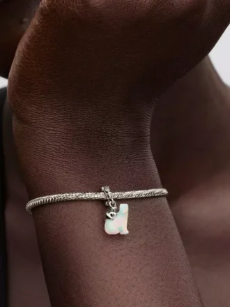 Dangle Charm „Eisbärenmutter & Junges“ aus Sterlingsilber