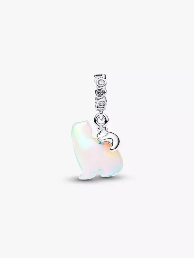 Dangle Charm „Eisbärenmutter & Junges“ aus Sterlingsilber Dangle Charm „Eisbärenmutter & Junges“ aus Sterlingsilber