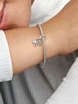 Dangle Charm „Family Infinity“ aus Sterlingsilber