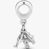 Dangle Charm „Flugzeug, Globus & Koffer“ aus Sterlingsilber Dangle Charm „Flugzeug, Globus & Koffer“ aus Sterlingsilber