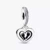 Dangle Charm „Footprint“ aus Sterlingsilber Dangle Charm „Footprint“ aus Sterlingsilber