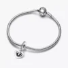 Dangle Charm „Footprint“ aus Sterlingsilber Dangle Charm „Footprint“ aus Sterlingsilber