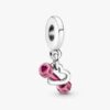 Dangle Charm „Hantel & Herz“ – Sterlingsilber