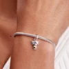 Dangle Charm „Happy Girl“ aus Sterlingsilber, 14-karätig vergoldet Dangle Charm „Happy Girl“ aus Sterlingsilber, 14-karätig vergoldet