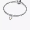 Dangle Charm „Happy Girl“ aus Sterlingsilber, 14-karätig vergoldet Dangle Charm „Happy Girl“ aus Sterlingsilber, 14-karätig vergoldet