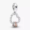 Dangle Charm „Heart Full of Hearts“ aus Sterlingsilber, 14 Karat Roségold-Beschichtung Dangle Charm „Heart Full of Hearts“ aus Sterlingsilber, 14 Karat Roségold-Beschichtung
