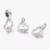 Dangle Charm „Heart Full of Hearts“ aus Sterlingsilber, 14 Karat Roségold-Beschichtung Dangle Charm „Heart Full of Hearts“ aus Sterlingsilber, 14 Karat Roségold-Beschichtung