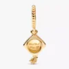 Dangle Charm in Form einer Abschlusskappe, 14 Karat vergoldet Dangle Charm in Form einer Abschlusskappe, 14 Karat vergoldet