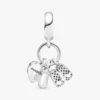 Dangle Charm in Form von Babyflasche und Schuhen aus Sterlingsilber Dangle Charm in Form von Babyflasche und Schuhen aus Sterlingsilber