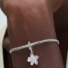 Dangle Charm „Kirschblüte“ aus Sterlingsilber Dangle Charm „Kirschblüte“ aus Sterlingsilber