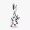 Dangle Charm „Künstlerpalette“ aus Sterlingsilber Dangle Charm „Künstlerpalette“ aus Sterlingsilber