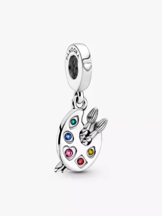 Dangle Charm „Künstlerpalette“ aus Sterlingsilber