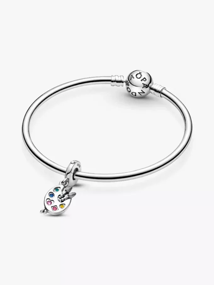 Dangle Charm „Künstlerpalette“ aus Sterlingsilber Dangle Charm „Künstlerpalette“ aus Sterlingsilber