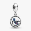 Dangle Charm mit der Karte des Bundesstaates Kalifornien Dangle Charm mit der Karte des Bundesstaates Kalifornien