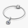 Dangle Charm mit der Karte des Staates New York Dangle Charm mit der Karte des Staates New York