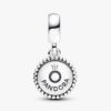 Dangle Charm mit der Karte von Texas – Sterlingsilber Dangle Charm mit der Karte von Texas – Sterlingsilber