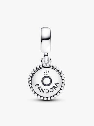 Dangle Charm mit der Karte von Texas – Sterlingsilber