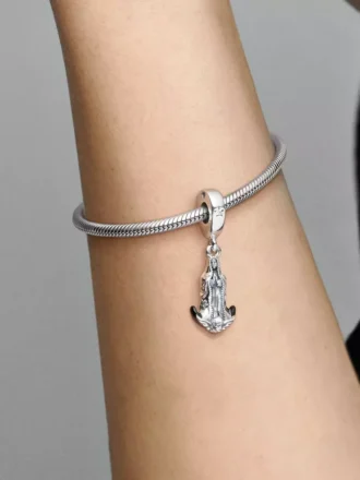 Dangle Charm mit Motiv der Jungfrau von Guadalupe aus Sterlingsilber