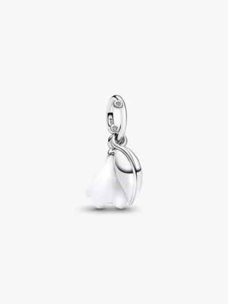 Dangle Charm mit Schneeglöckchenblüte aus Sterlingsilber Dangle Charm mit Schneeglöckchenblüte aus Sterlingsilber