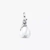 Dangle Charm mit Schneeglöckchenblüte aus Sterlingsilber