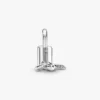 Dangle Charm mit Vorhängeschloss und Schlüssel aus Sterlingsilber Dangle Charm mit Vorhängeschloss und Schlüssel aus Sterlingsilber