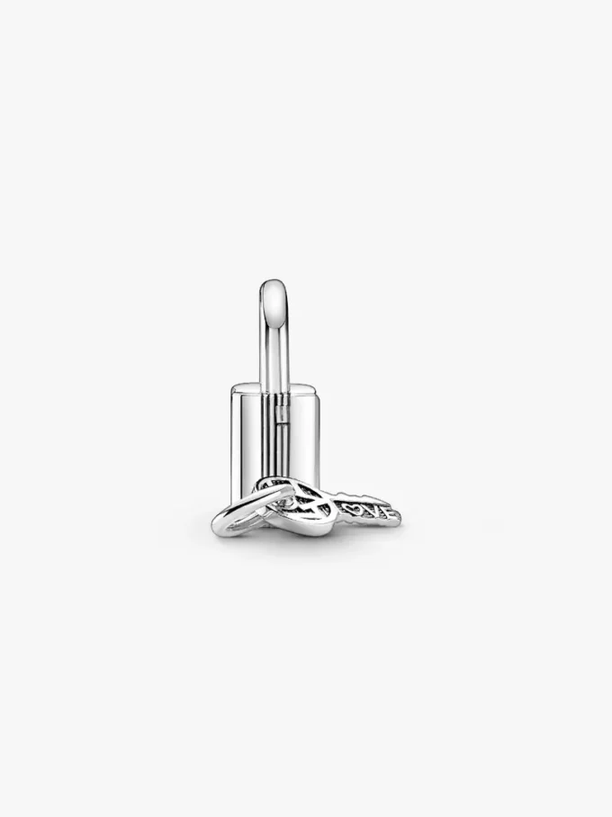 Dangle Charm mit Vorhängeschloss und Schlüssel aus Sterlingsilber Dangle Charm mit Vorhängeschloss und Schlüssel aus Sterlingsilber