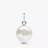 Silbernes Perlglanz-Charm-Trio, 3er-Set Silbernes Perlglanz-Charm-Trio, 3er-Set
