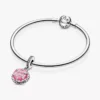 Dangle Charm „Rosa Geburtstagstorte“ aus Sterlingsilber Dangle Charm „Rosa Geburtstagstorte“ aus Sterlingsilber