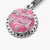 Dangle Charm „Rosa Geburtstagstorte“ aus Sterlingsilber Dangle Charm „Rosa Geburtstagstorte“ aus Sterlingsilber