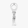 Dangle Charm „Rose Heart Padlock“ aus Sterlingsilber Dangle Charm „Rose Heart Padlock“ aus Sterlingsilber