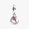 Dangle Charm „Schokoladen-Geschenkbox mit aufklappbarem Herz“ – Sterlingsilber Dangle Charm „Schokoladen-Geschenkbox mit aufklappbarem Herz“ – Sterlingsilber