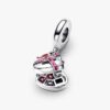 Dangle Charm „Schokoladen-Geschenkbox mit aufklappbarem Herz“ – Sterlingsilber Dangle Charm „Schokoladen-Geschenkbox mit aufklappbarem Herz“ – Sterlingsilber