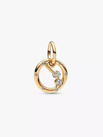 Dangle Charm „Widder“-Sternzeichen, 14-karätig vergoldet