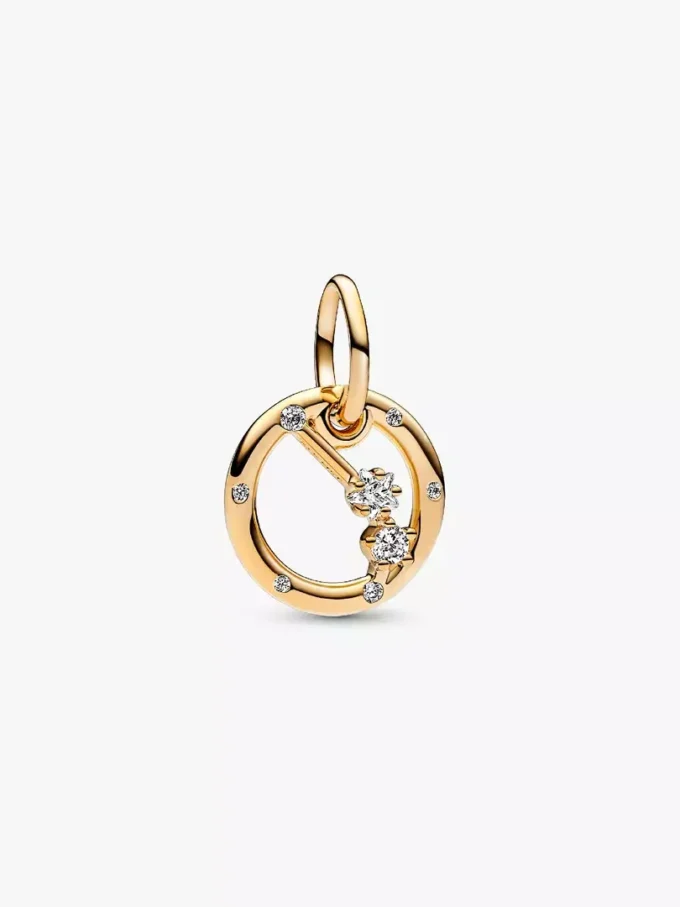 Dangle Charm „Widder“-Sternzeichen, 14-karätig vergoldet Dangle Charm „Widder“-Sternzeichen, 14-karätig vergoldet