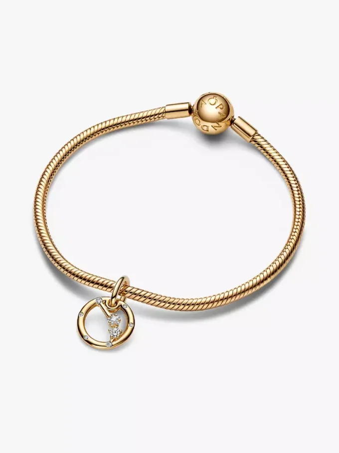 Dangle Charm „Widder“-Sternzeichen, 14-karätig vergoldet Dangle Charm „Widder“-Sternzeichen, 14-karätig vergoldet