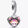 „Day of the Dead“ Sugar Skull Dangle Charm aus Sterlingsilber „Day of the Dead“ Sugar Skull Dangle Charm aus Sterlingsilber