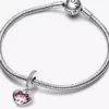 „Day of the Dead“ Sugar Skull Dangle Charm aus Sterlingsilber „Day of the Dead“ Sugar Skull Dangle Charm aus Sterlingsilber