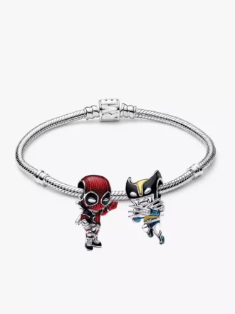 Deadpool- und Wolverine-Charm-Armbänder-Set, 3er-Set