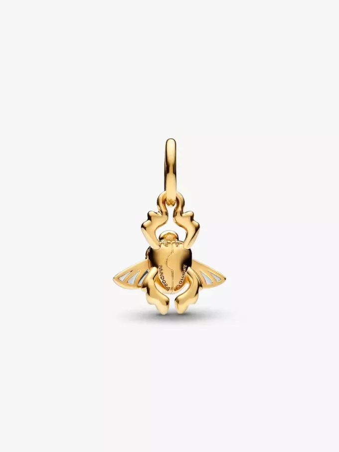 Disney Aladdin Skarabäus-Dangle Charm, 14 Karat vergoldet Disney Aladdin Skarabäus-Dangle Charm, 14 Karat vergoldet