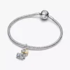 Disney Aristocats Duchess & Kätzchen-Dangle Charm aus Sterlingsilber, 14-karätig vergoldet Disney Aristocats Duchess & Kätzchen-Dangle Charm aus Sterlingsilber, 14-karätig vergoldet