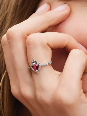 Disney-Bösewichte – Ring „Böse Königin“ aus Sterlingsilber